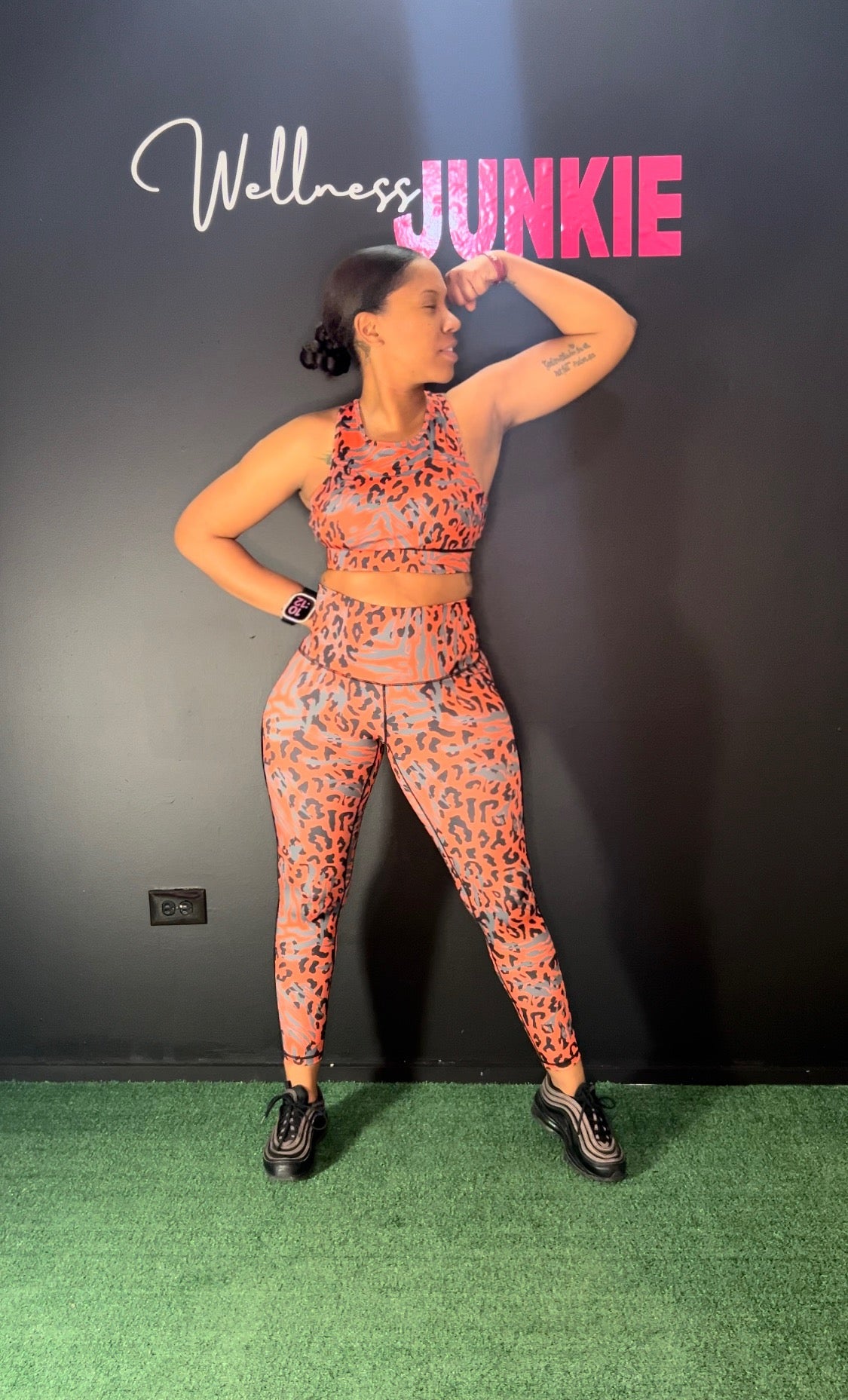 Orange Cheetah Leggings