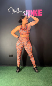 Orange Cheetah Leggings